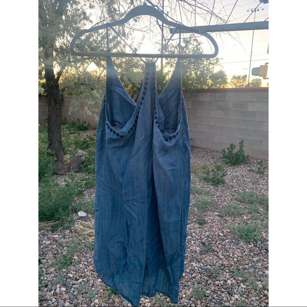 Velvet Heart Denim Dress - Picture 4 of 5